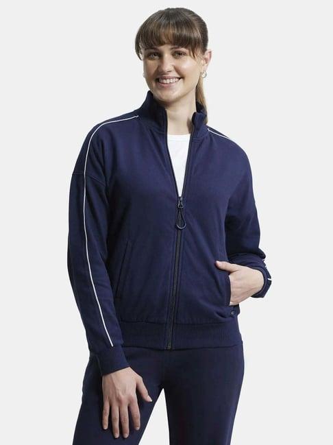 jockey navy regular fit jacket