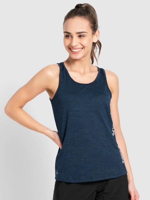 jockey navy textured tank top