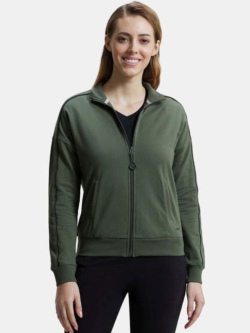 jockey olive regular fit jacket