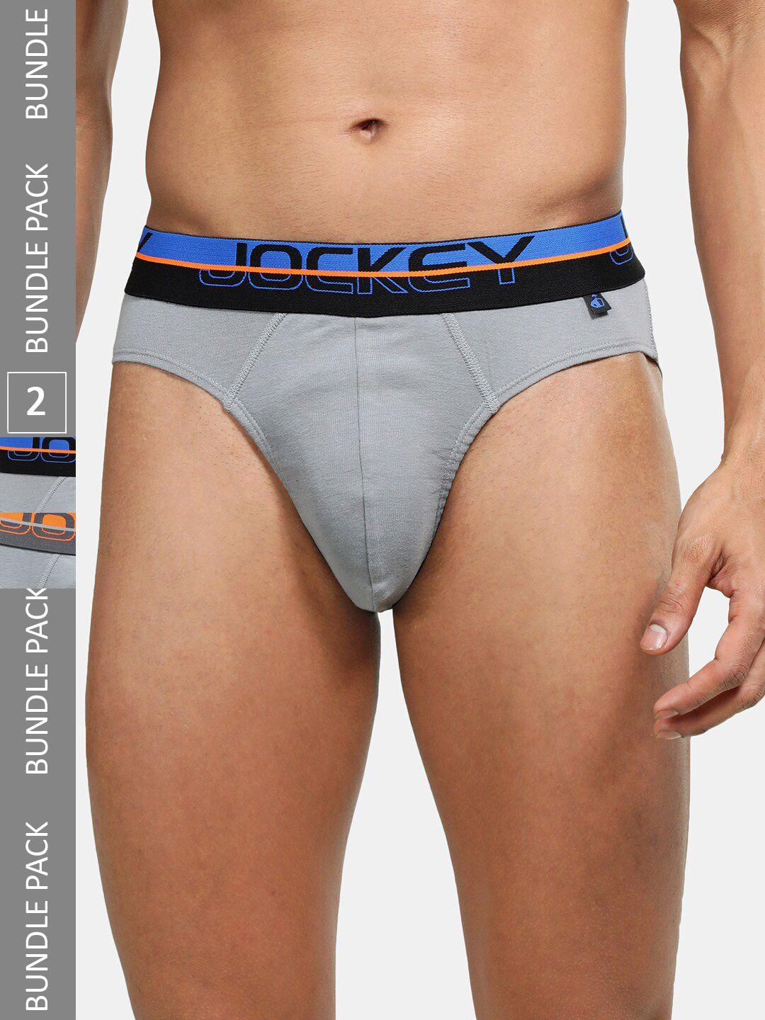 jockey pack of 2 combed cotton ultrasoft ribbed briefs fp02-0205-mnumt