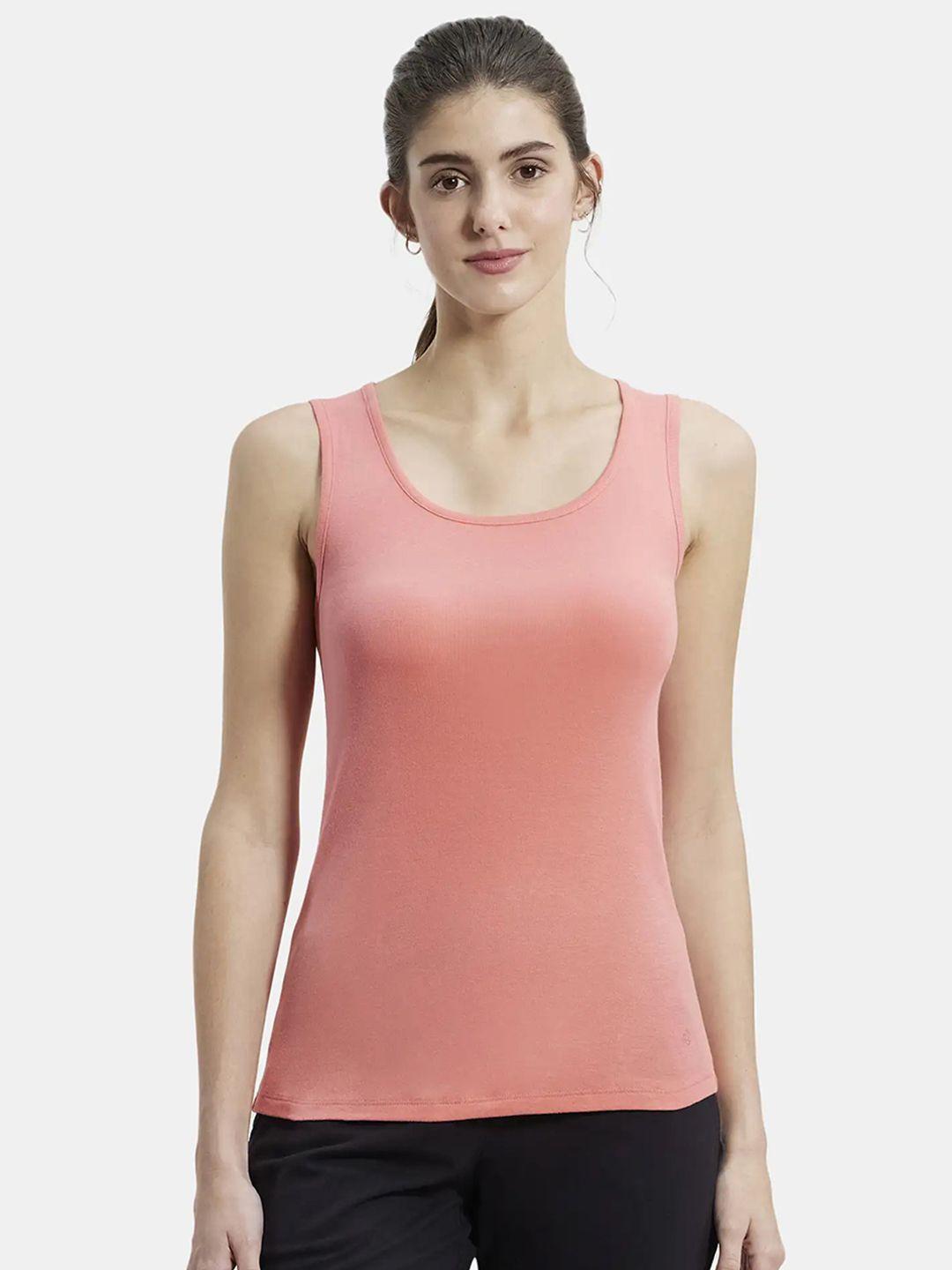 jockey pink tank top