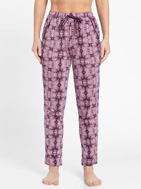jockey purple printed lounge pants (colors & prints may vary)