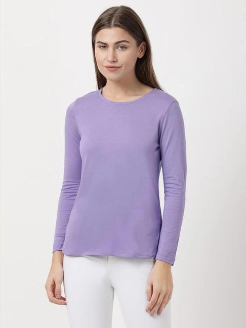 jockey purple slim fit t-shirt