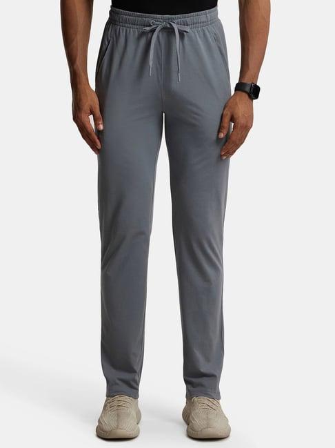 jockey sp27 grey super combed cotton rich trackpants with stay fresh treatment