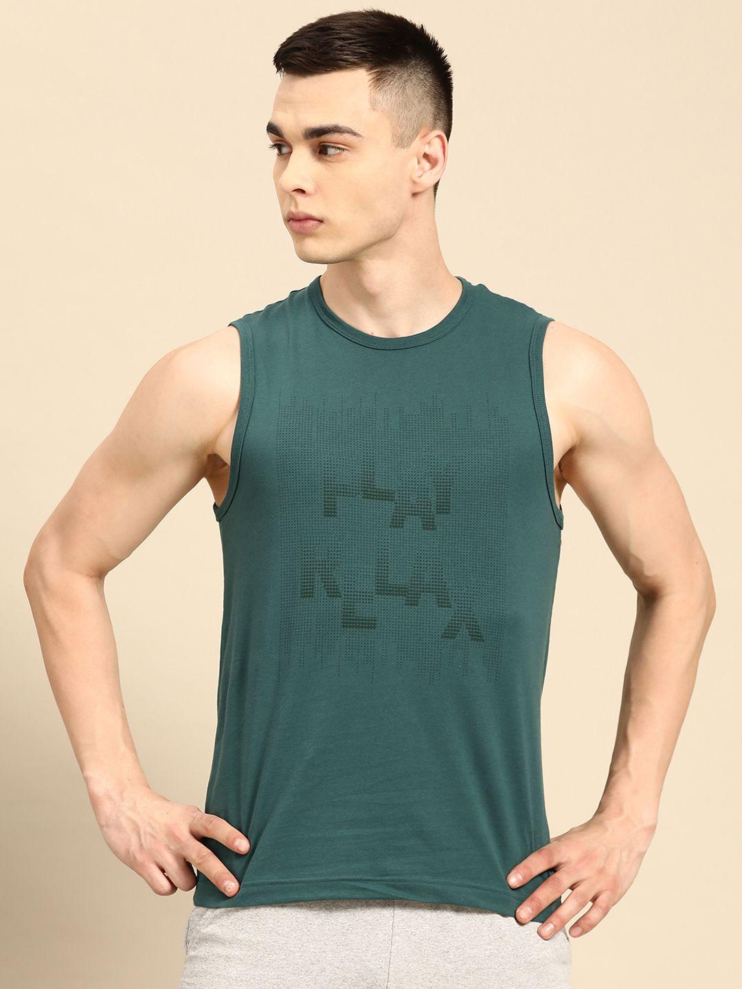 jockey typography print muscle fit sleeveless t-shirt am06