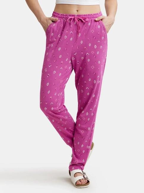 jockey violet printed pyjamas