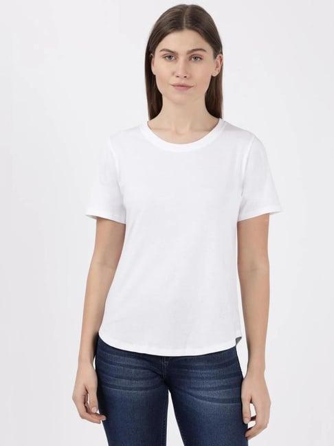 jockey white slim fit t-shirt