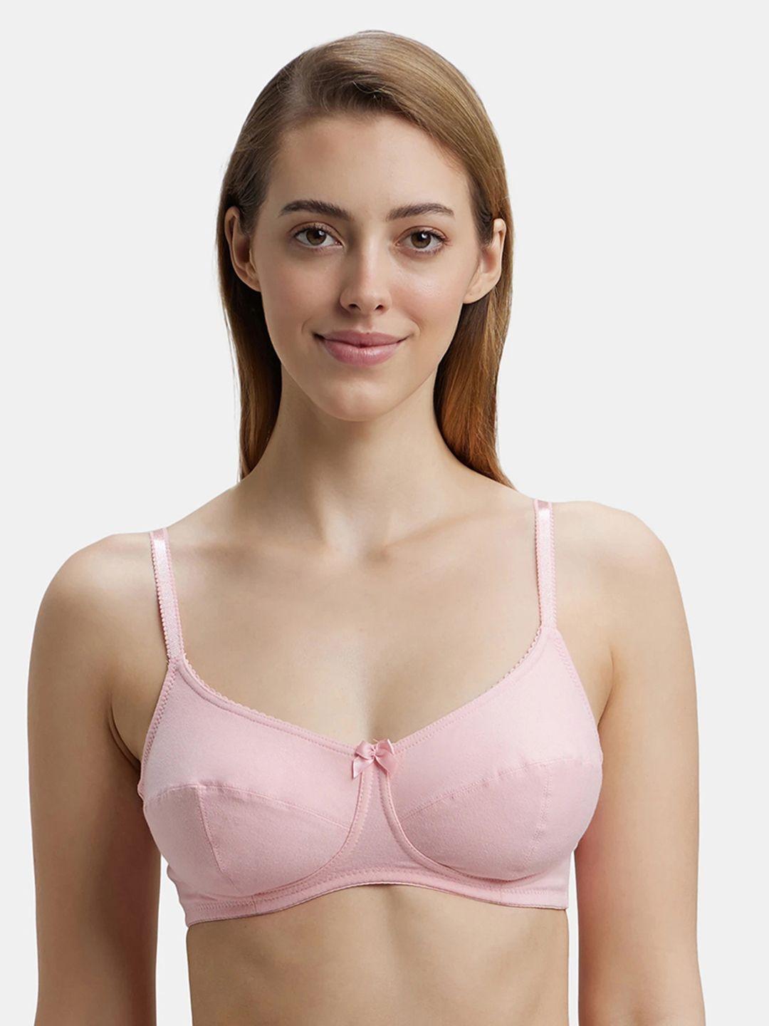 jockey wirefree non padded super combed cotton medium coverage everyday bra 1615-0105