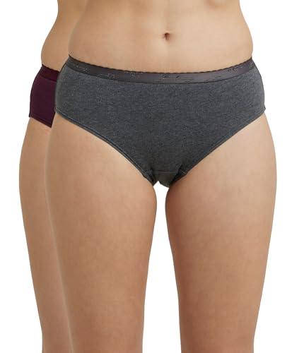 jockey women's cotton hipster (pack of 2) (1523_dark assorted_l_assorted_l)