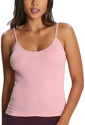 jockey women's cotton spaghetti top (1487_pink mist_xxl)