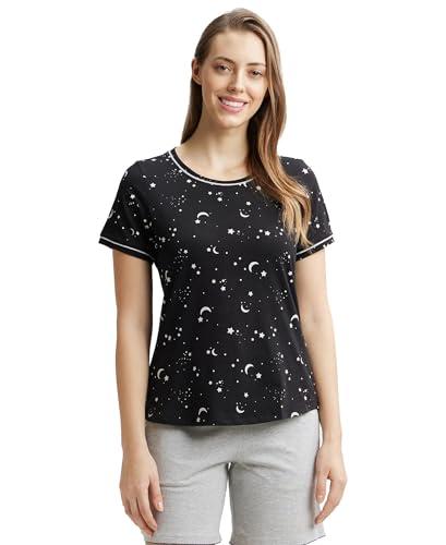 jockey women's cotton t-shirt rx57_black_l