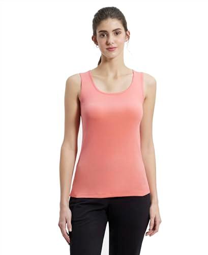 jockey women's slim fit tank top a113_blush pink_m