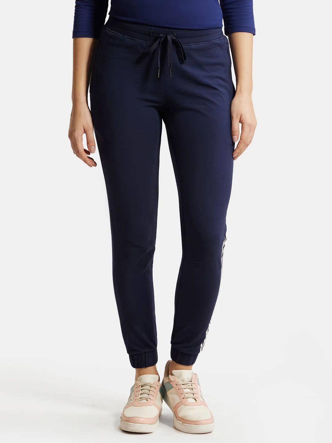 jockey women cotton slim-fit joggers