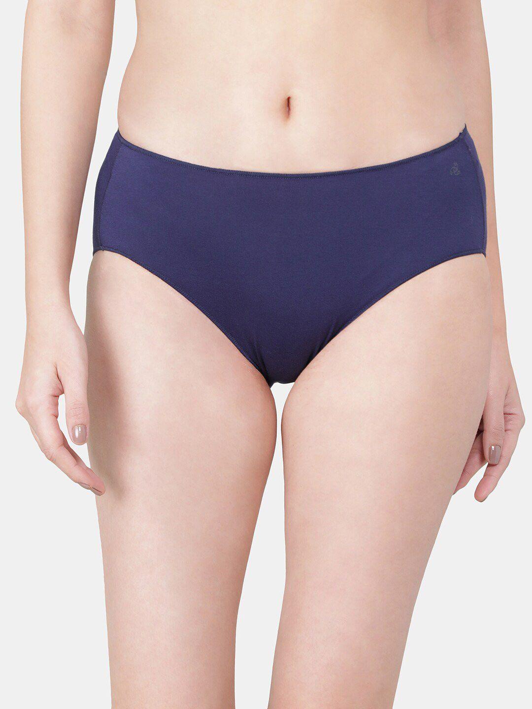 jockey women mid-rise anti microbial hipster briefs 1802-0105-cnavy