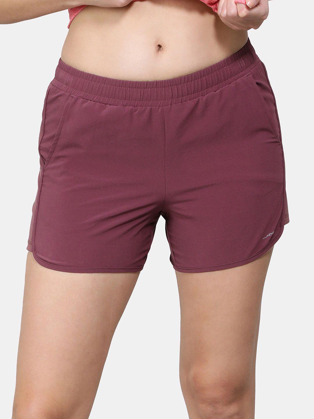 jockey women mid-rise sports shorts