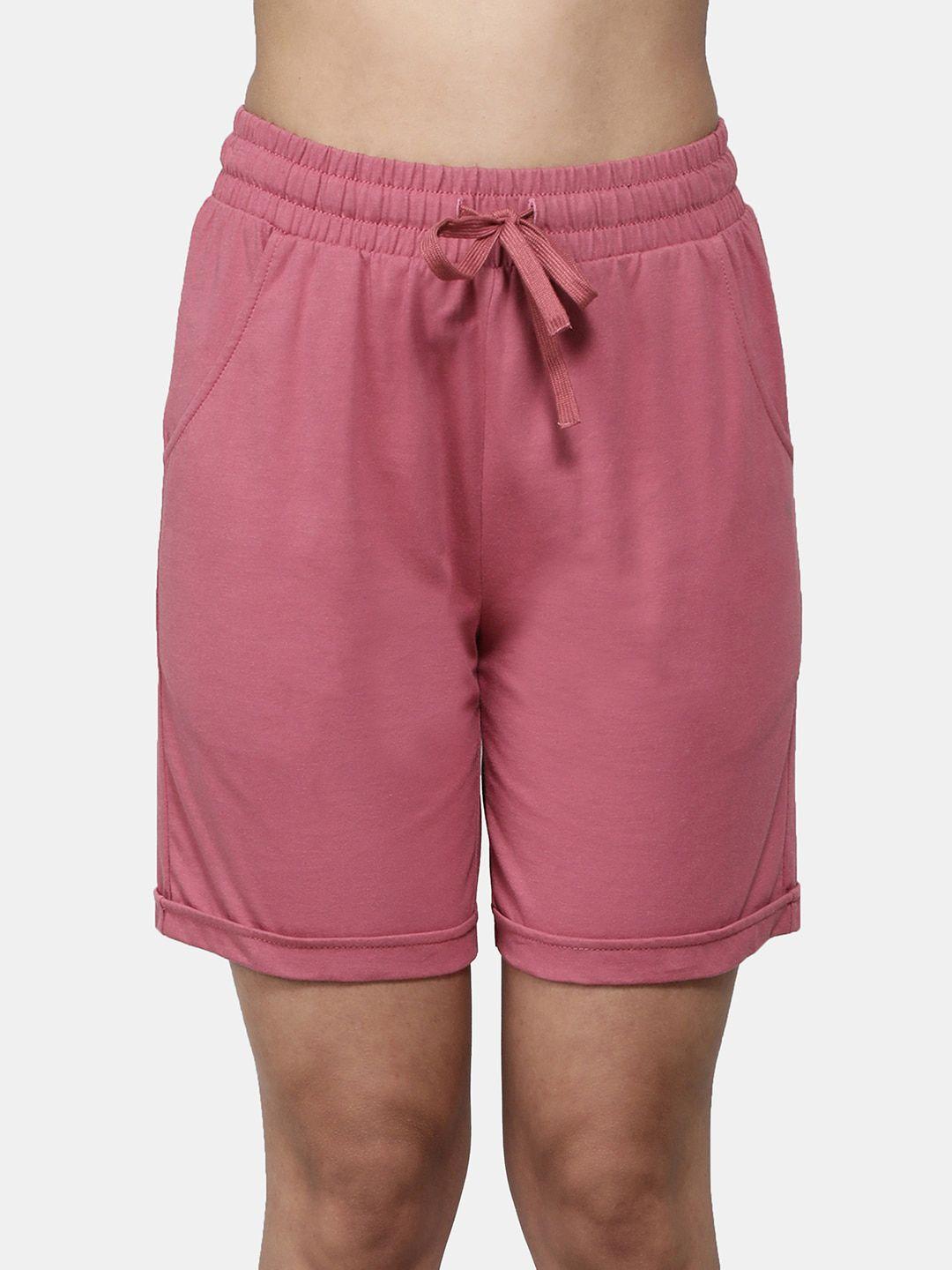 jockey women pink training or gym shorts