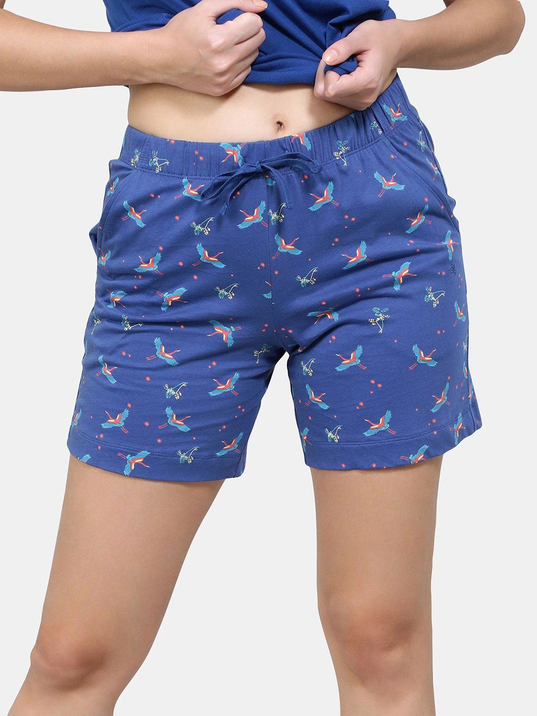 jockey women printed cotton lounge shorts