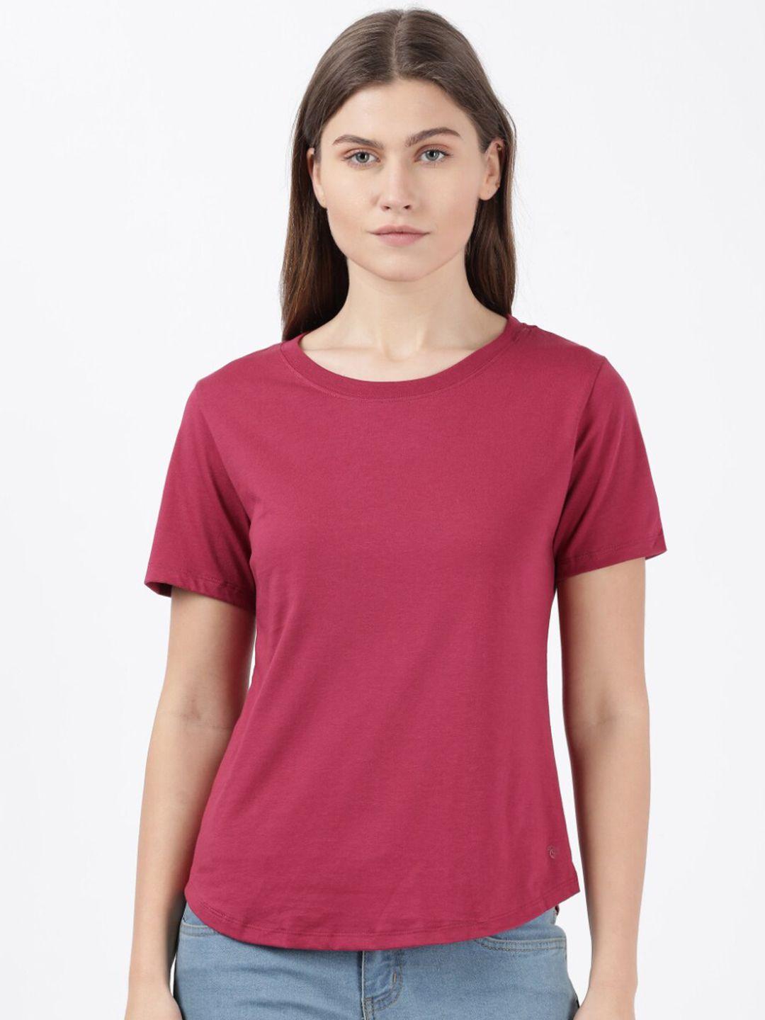 jockey women red t-shirt