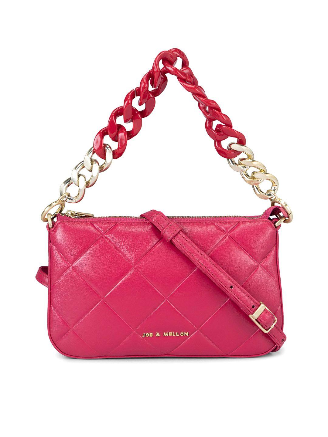 joe & mellon quilted leather structured hobo bag