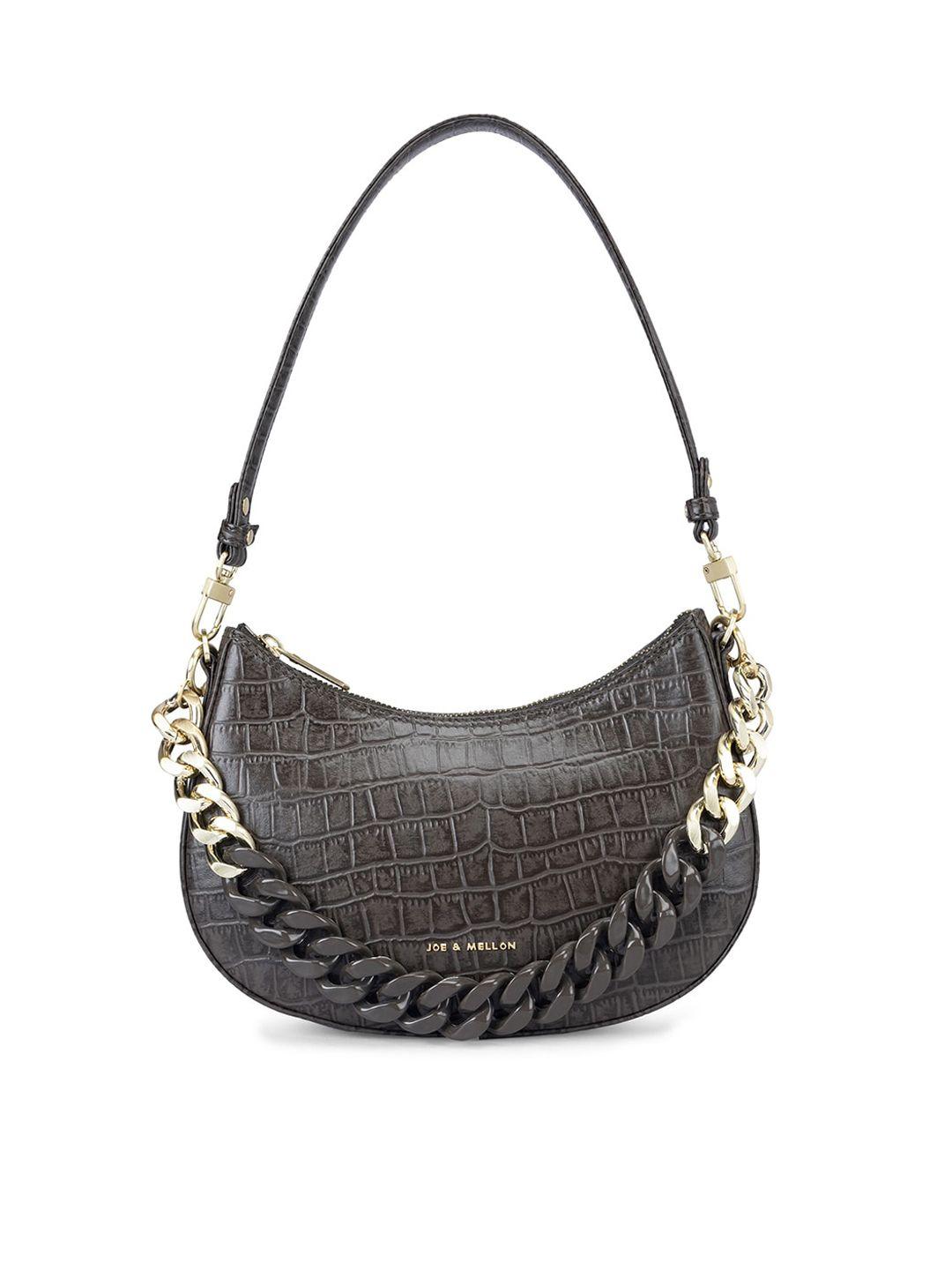 joe & mellon leather half moon hobo bag