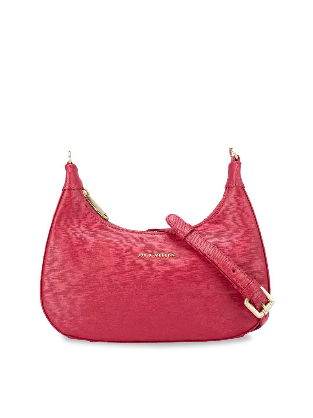 joe & mellon leather half moon hobo bag