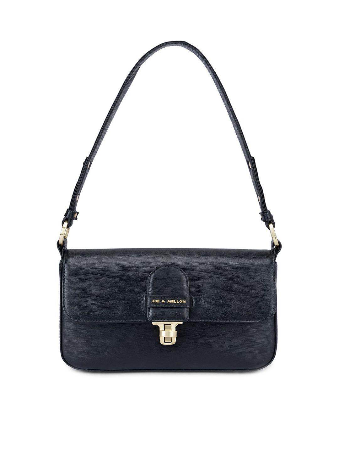 joe & mellon leather structured shoulder bag