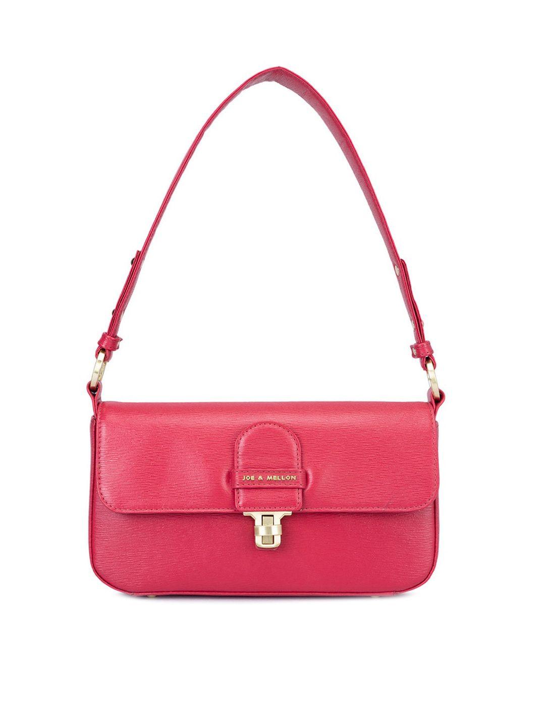 joe & mellon leather structured shoulder bag