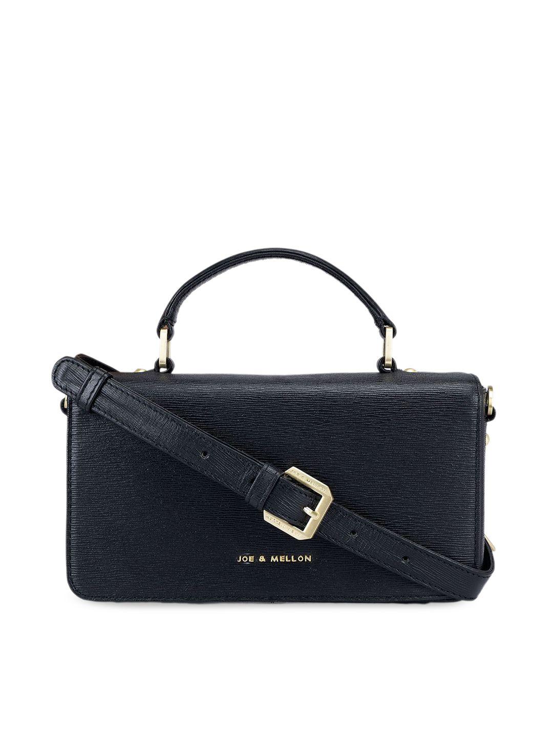 joe & mellon structured leather satchel