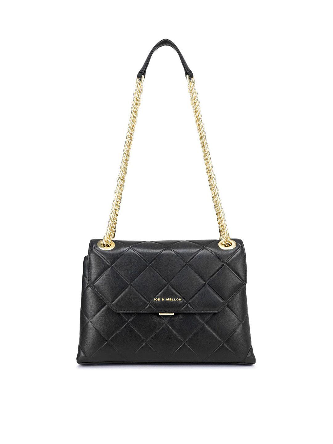 joe & mellon textured leather structured shoulder bag