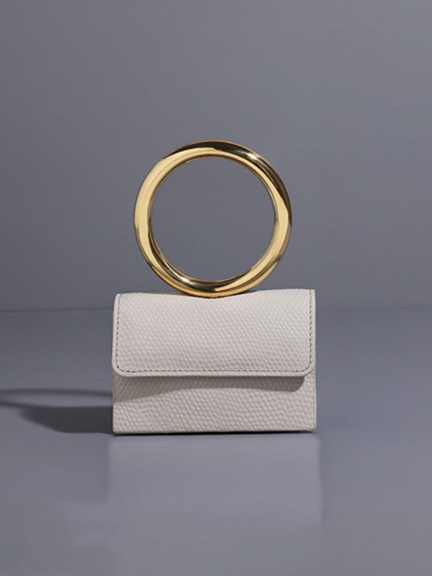 joe halo mini clutch - white