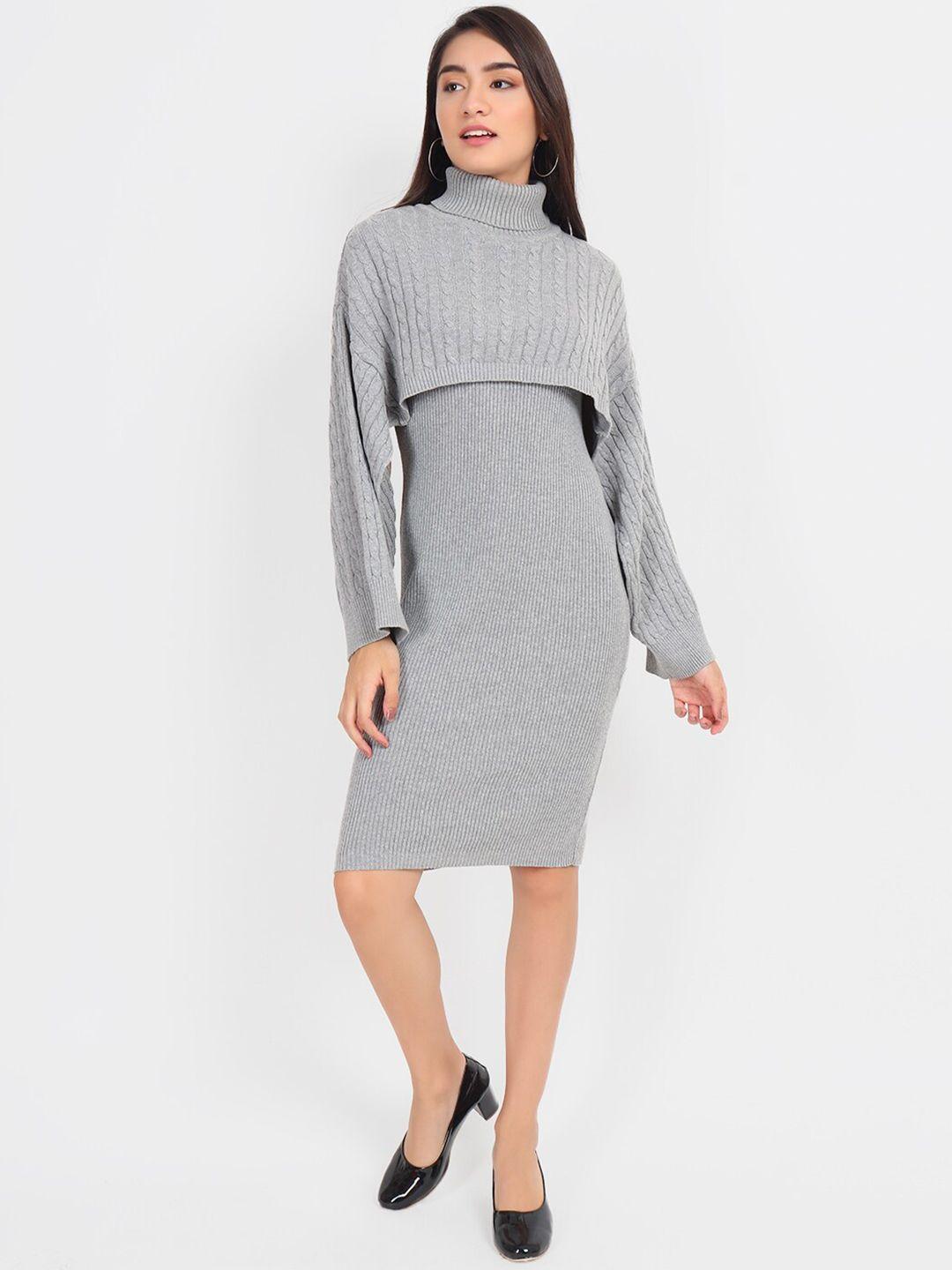 joe hazel grey sweater dress