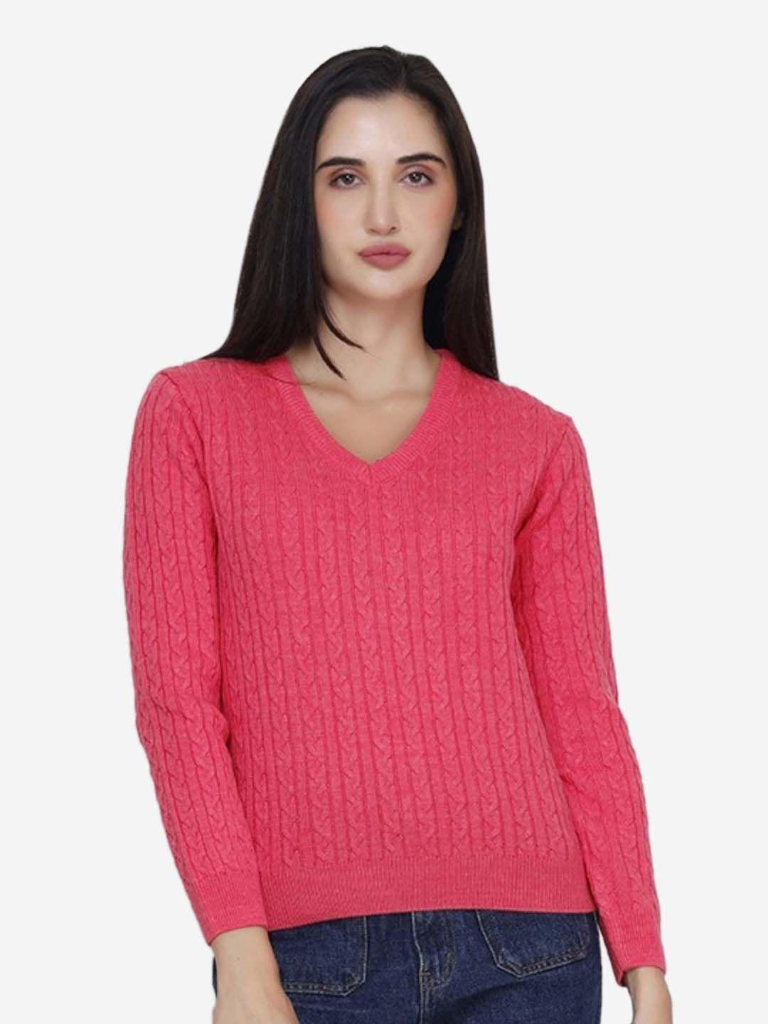 joe hazel parisian cable acrylic pullover sweater