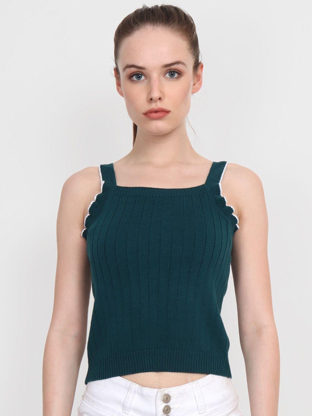 joe hazel woman green top