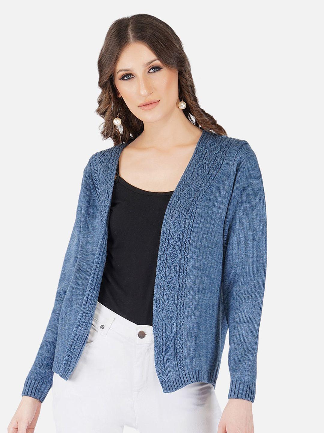 joe hazel women self design acrylic shrug