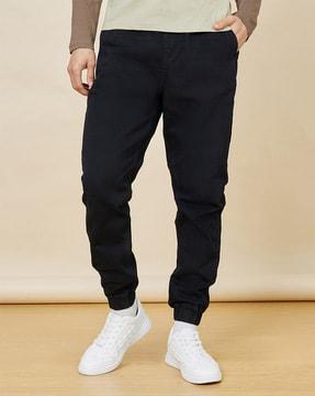 jogger jeans with drawstring waist