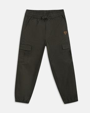 jogger pants with elasticated waistband