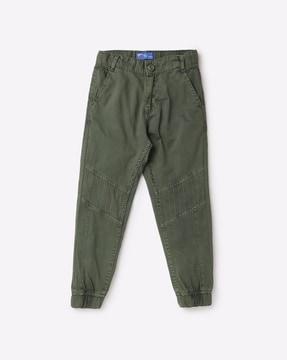 jogger pants with panels