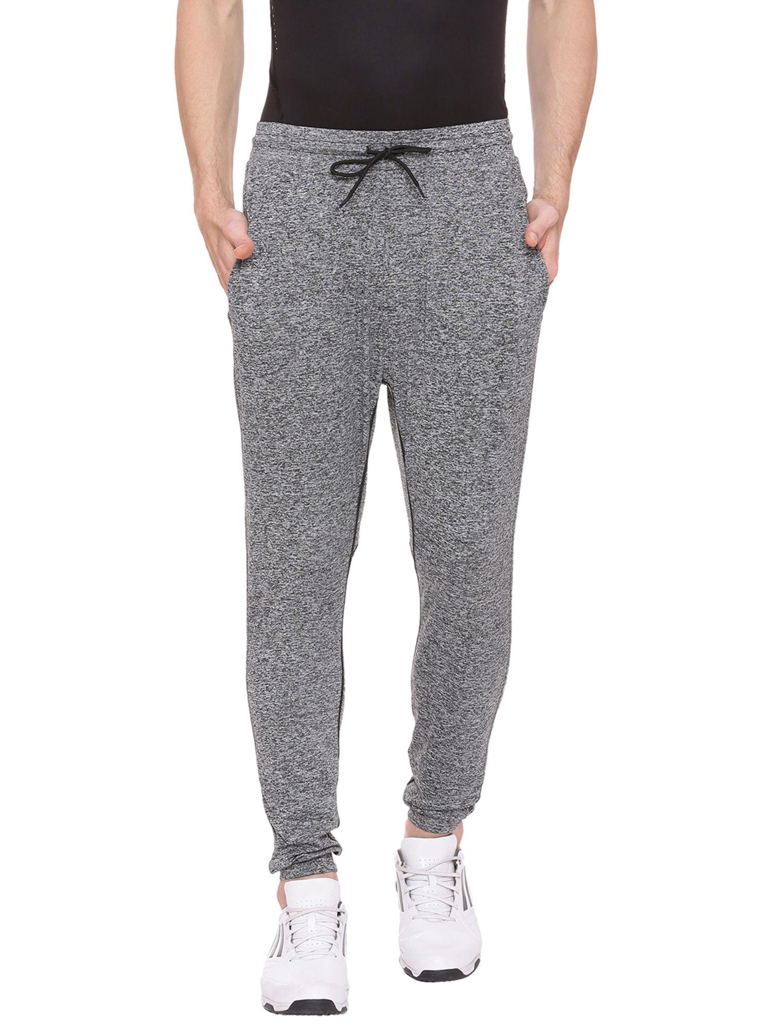 jogger fit gargoyle grey knitted track pant