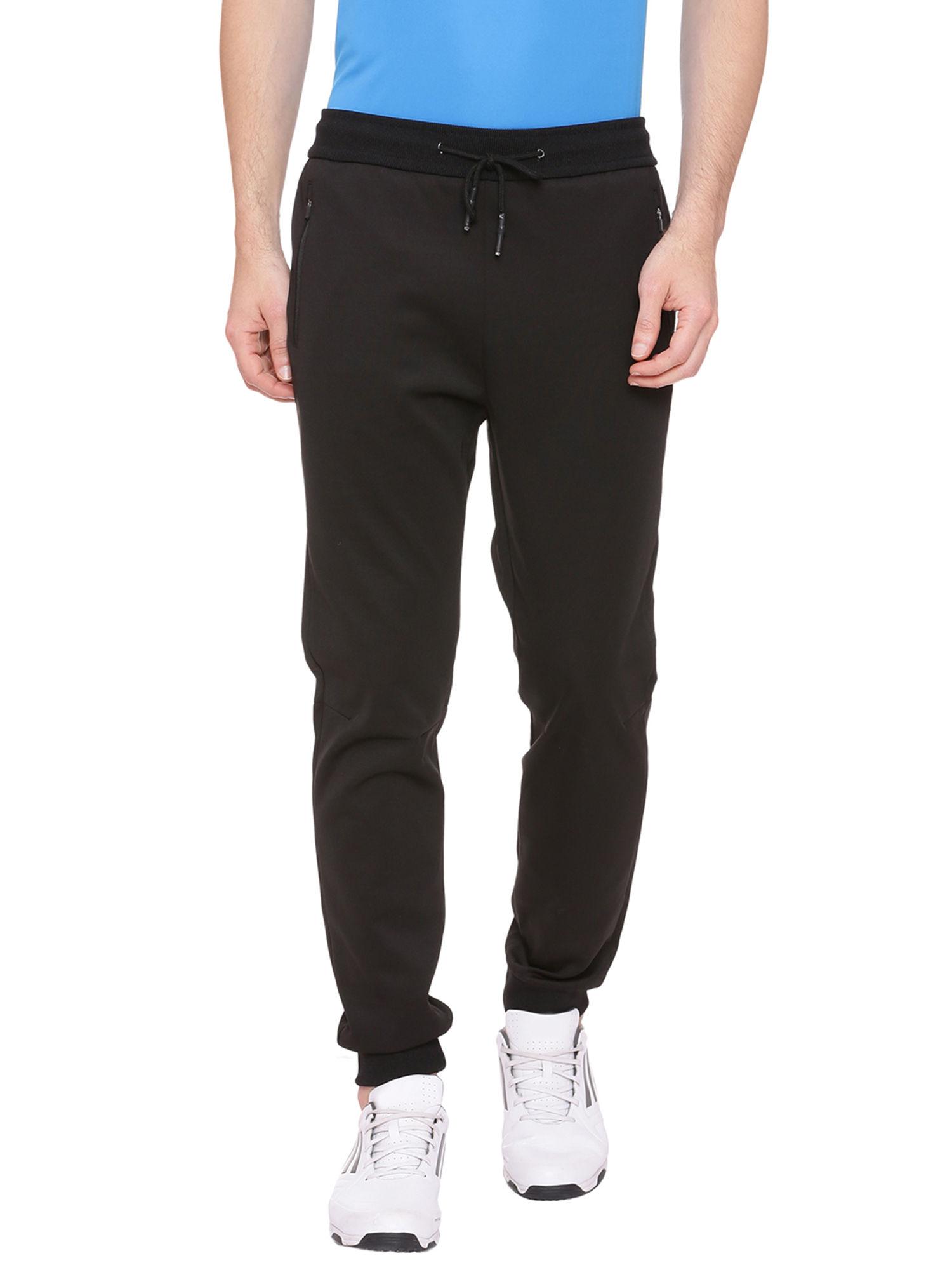 jogger fit raven knitted track pant