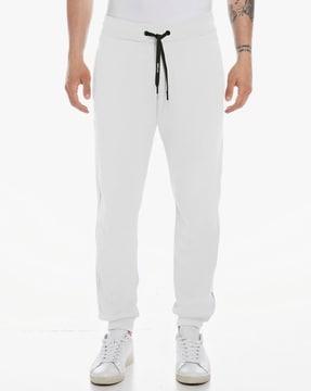 joggers with brand taping