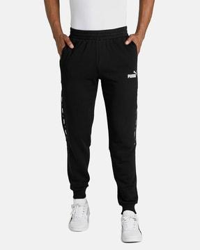 joggers with brand taping