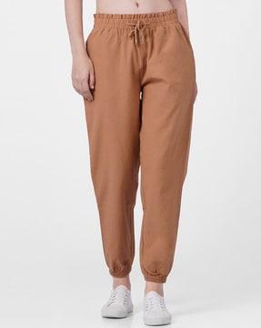 joggers with drawstring waist