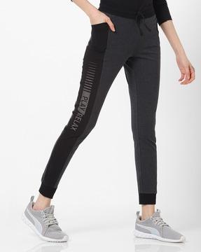 joggers with elasticated drawstring