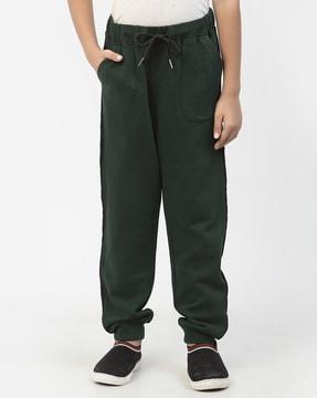 joggers with flap pocket