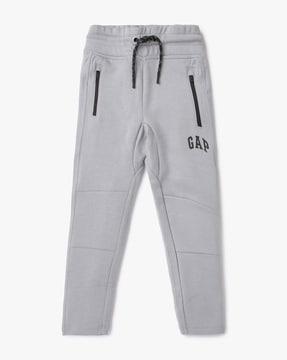 joggers with placement logo print