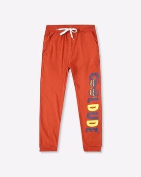 joggers with placement print