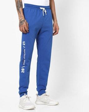 joggers with placement typography