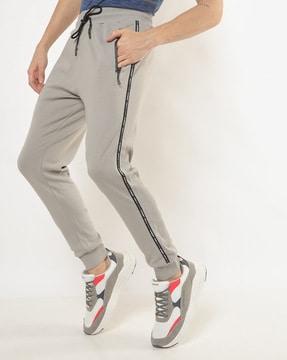 joggers with side taping