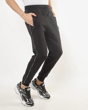 joggers with side taping