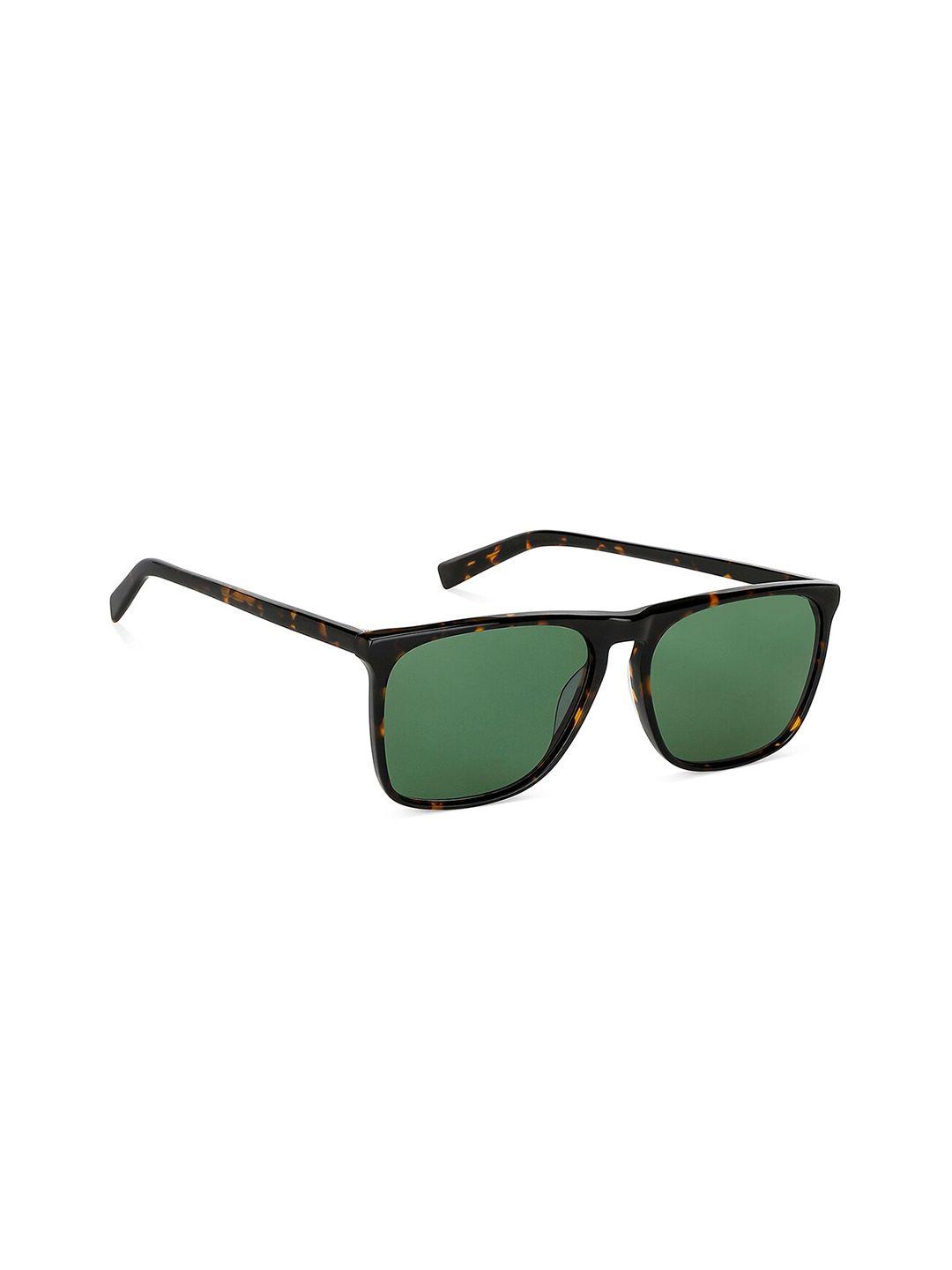 john jacobs full rim rectangle sunglasses with uv protected lens 127290